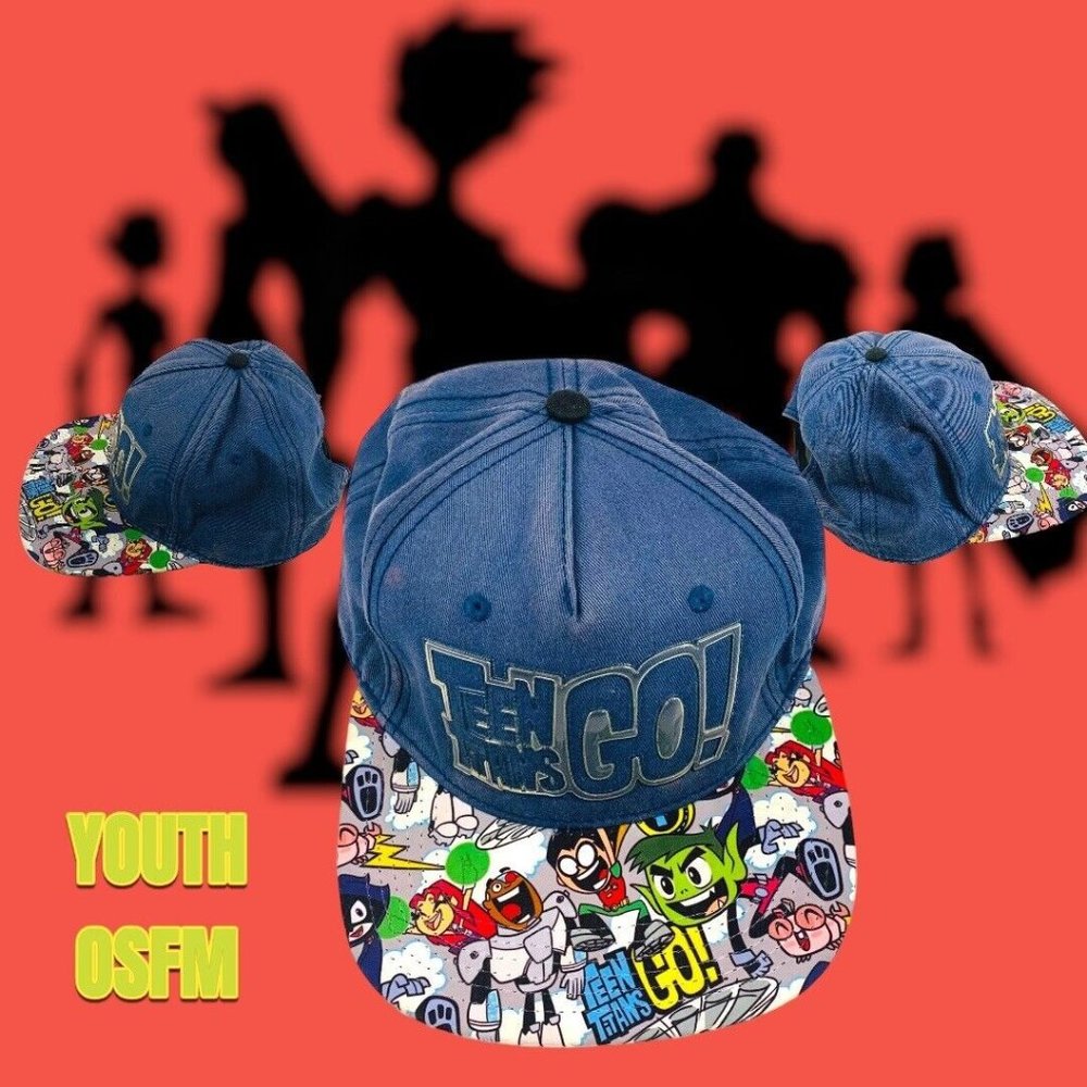 Teen Titans Go! Youth Snapback Baseball Cap Hat. DC Comics Teen Titans. OSFM!